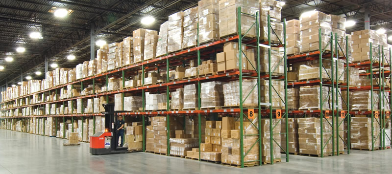 Industrial pallet racking warehouse in Chicago Illinois